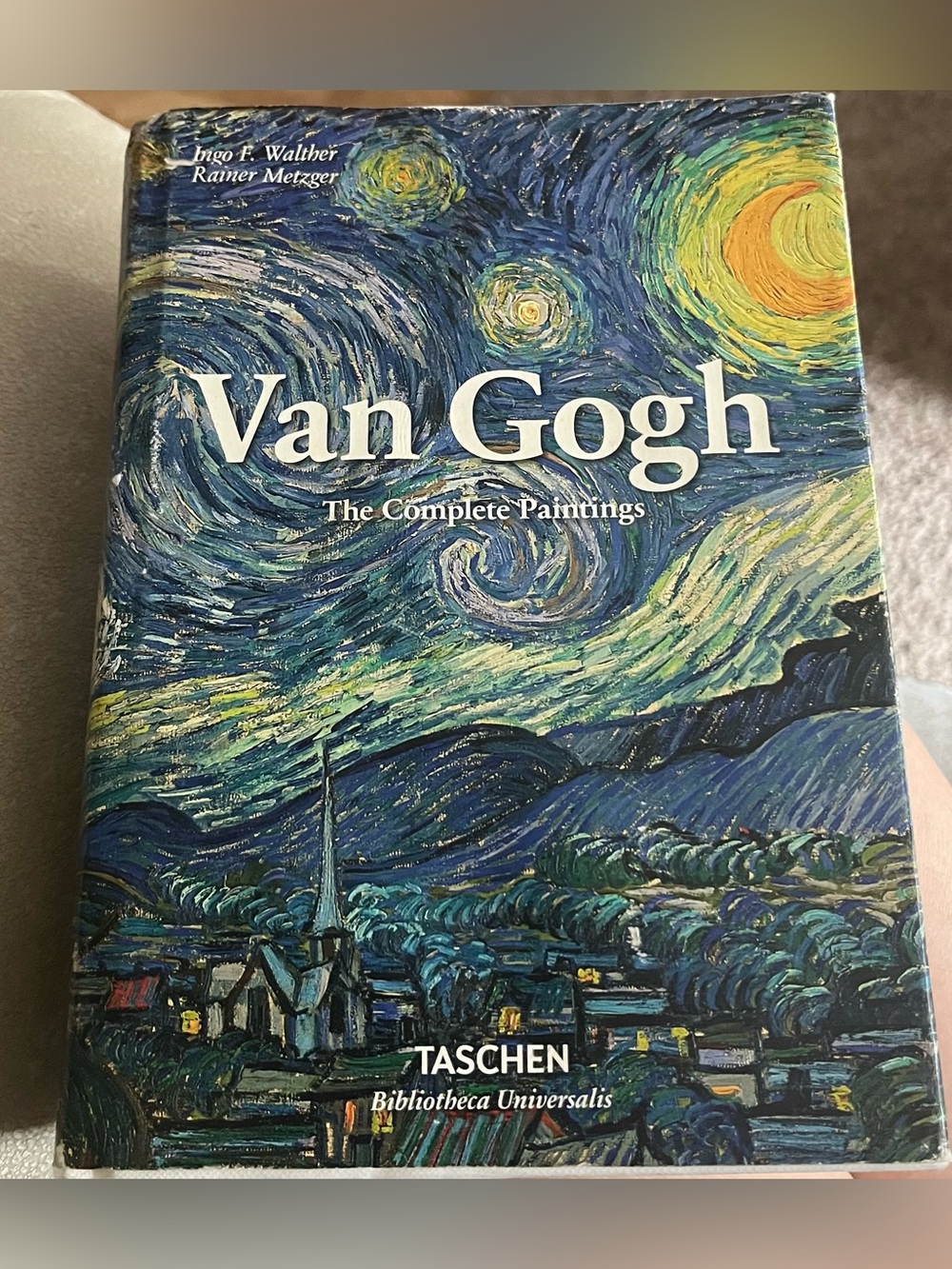 TASCHEN Van Gogh Hardcover in Blue & Yellow